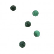 Cabochon rotondi 3mm Malachite x5|raw }}