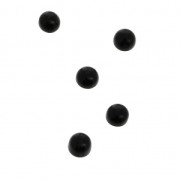 Cabochon rotondi 3mm Black Onyx x5|raw }}