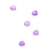 Cabochon rotondi 3mm Ametista x5