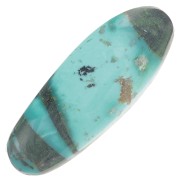 Cabochon ovale mm. 22x8 Turchese naturale x1|raw }}
