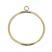 Anello sottile con anellino aperto in Gold filled  Taglia 51 x1|raw }}