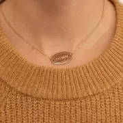 Girocollo maglia forzantina limata 1.3 mm placcato oro 3 microns x42 cm