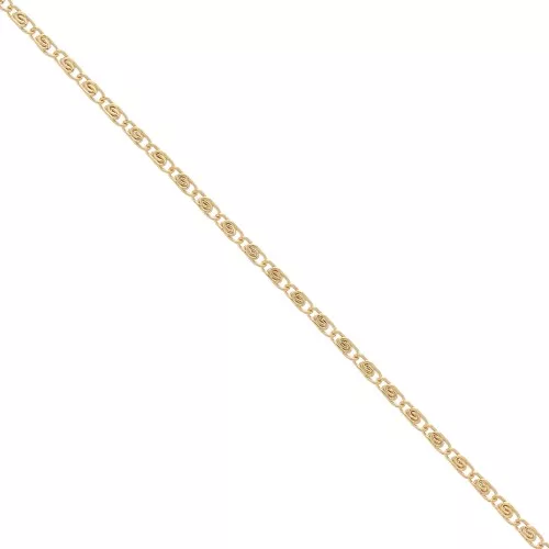 Catena 1,8 mm - Placcato oro 3 micron x50cm