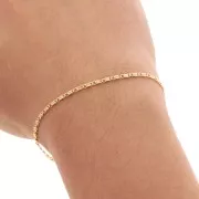 Catena 1,8 mm - Placcato oro 3 micron x50cm