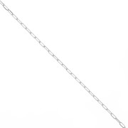 Catena maglia rettangolare 1.5 mm  Argento 925 x 50 cm|raw }}