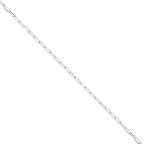 Catena maglia rettangolare 1.5 mm  Argento 925 x 50 cm