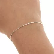 Catena maglia snake 1mm Argento 925 x cm.50