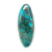 Cabochon ovale mm. 22x8 Crisocolla|raw }}