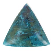 Cabochon triangolo mm. 18 Crisocolla|raw }}