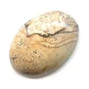 Cabochon ovale mm. 25x18 Diaspro Paesaggio