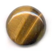 Cabochon tondo mm. 20 Occhio di Tigre