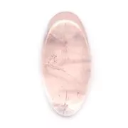 Cabochon ovale mm. 30x15 Quartzo Rosa