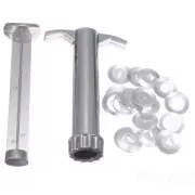 Siringa per modellare 19 dischetti