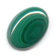 Cabochon ovale mm. 25x18 Malachite