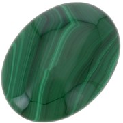 Cabochon ovale mm. 40x30 Malachite