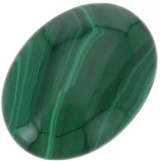 Cabochon ovale mm. 40x30 Malachite