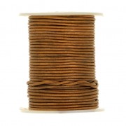 Cordone cuoio mm. 1,5 Bronzo metallizzato x m. 25