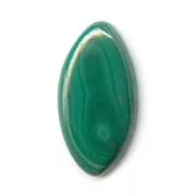 Cabochon ovale mm. 30x15 Malachite