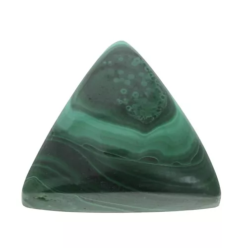 Cabochon triangolo mm. 18 Malachite