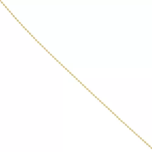 Catena con palline 1 mm  dorato x m. 1