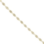 Catena separatori ovali 4 mm dorato x cm. 50|raw }}