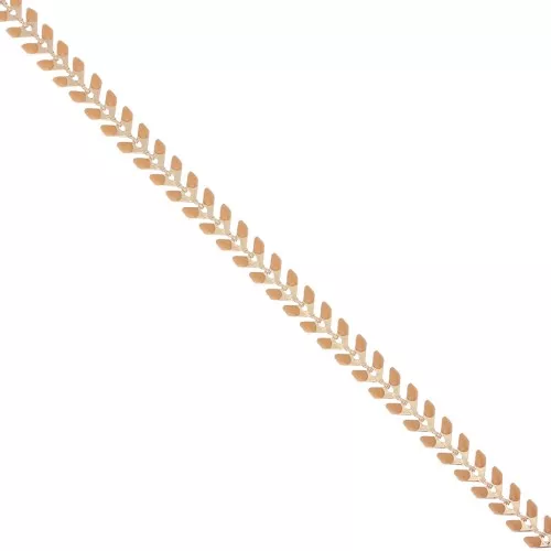 Catena a spina di pesce in resina epossidica 6,3 mm Dorato x 20 cm