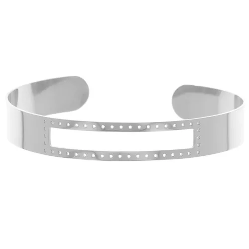 Bracciale per tessitura con Miyuki 10x170 mm Acciaio inox x1