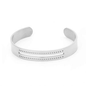 Bracciale per tessitura con Miyuki 10x150 mm Acciaio inox x1