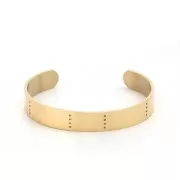 Bracciale per tessitura con Miyuki 10x150 mm Acciaio inox x1