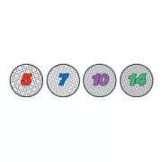 Tela Plastic Canvas rotonda da ricamare e ritagliare 24.1 cm n°7