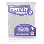 Pasta Cernit traslucida - Glitter bianco (n. 010) x 56 g