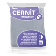 Pasta Cernit traslucida - Glitter argento (n. 080) x 56 g
