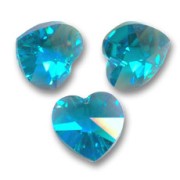 Cuori PureCrystal 6228 Blue Zircon AB mm. 10,3x10 x6