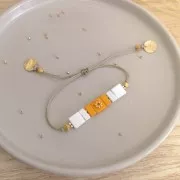 Bobina di filo cerato Linhasita per micro macramè 0,75 mm - Rosa fluo (328) x228m