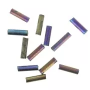 Perla Preciosa, tubetti da 4x1 mm, Blue Iris, 20 g