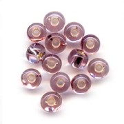 Perla Preciosa 5/0 4,5 mm - Light Amethyst Silver Lined x 20 g