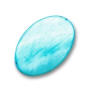 Dischi piatti ovali  mm. 15x10 Aquamarina x10|raw }}