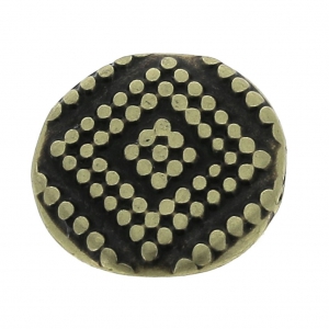 Passante rotondo per laccetto  5 mm bronzo x1