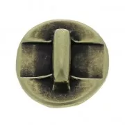 Passante rotondo per laccetto  5 mm bronzo x1