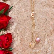 Perline Barocche 10 mm Light Rose x5