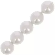 Perla perlacea Swarovski 5810 6 mm White Pearl, confezione da 500 pezzi