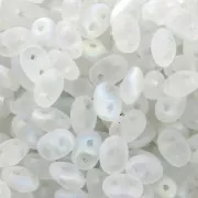 SuperDuo mm. 2.5x5 Mat Crystal AB x10g