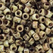 Perla Matubo 7/0 - 3,5 mm Bianco opaco Picasso x 10 g