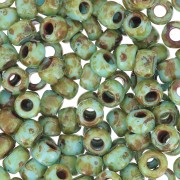 Rocaille Toho 6/0 TO6RY309 - HYBRID - Opaque Cornflower Picasso  x8g