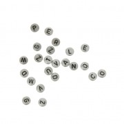 Set di perline alfabeto plastica metallizzata x27 gr|raw }}