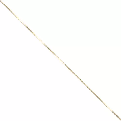 Catena forzatina filo rotondo 1 mm in Gold filled x 1 m