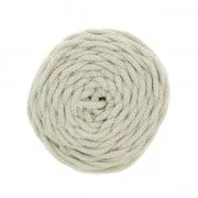 Crema - Cordone di cotone per creazioni in macramè Cotton Air 5 mm Crema x 50m Cordone di cotone per creazioni in macramè Cotton Air 5 mm Crema x 50m