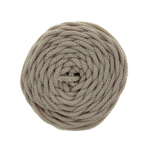 Cordone di cotone per creazioni in macramè Cotton Air 5 mm Beige x 50m