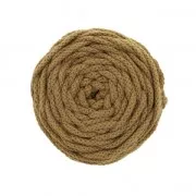 Bobine de cordon en coton pour macramé Cotton Air 5 mm - Sable foncé x50m