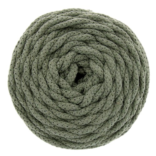 Cordone di cotone per creazioni in macramè Cotton Air 5 mm Avocado x 50m